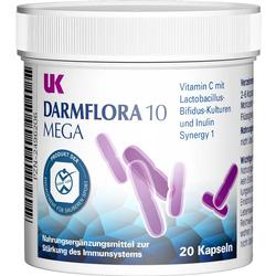 Dose mit 20 Kapseln Nahrungsergänzungsmittel für das Immunsystem.