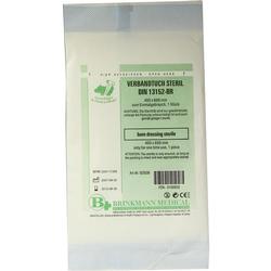 Verpackung für ein steriles Verbandtuch, 400 x 600 mm, zum Einmalgebrauch.