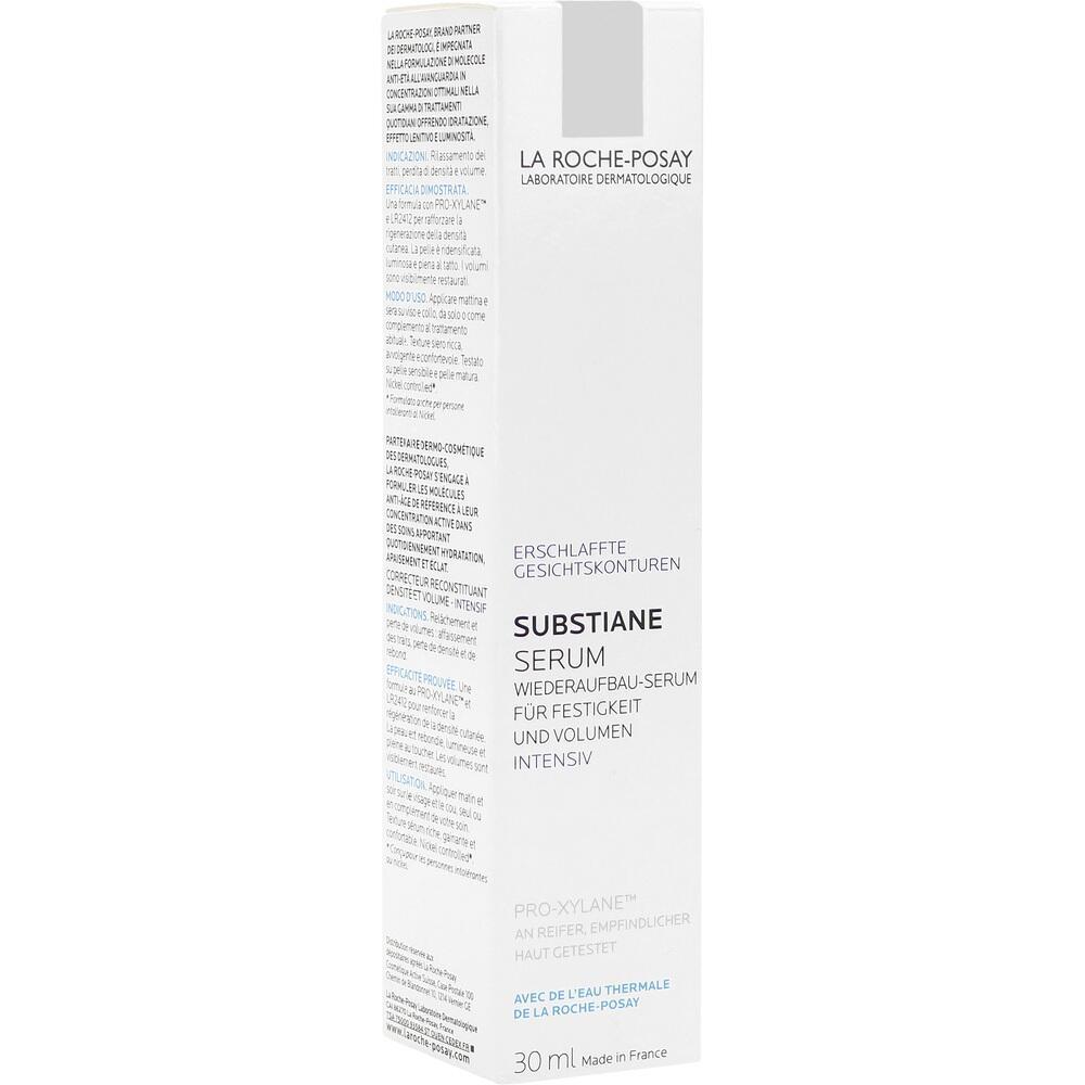 Eine weiße Verpackung eines Serums der Marke La Roche-Posay.